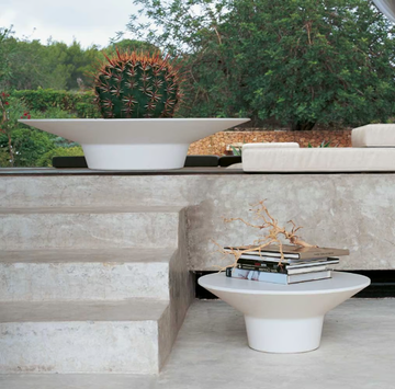 SPRINGTIME - Round Cristalplant® garden side table by B&B Italia Outdoor - view 3